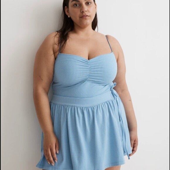 Madewell Flex Wrap Skort in Gingham XXL - Picture 4 of 15